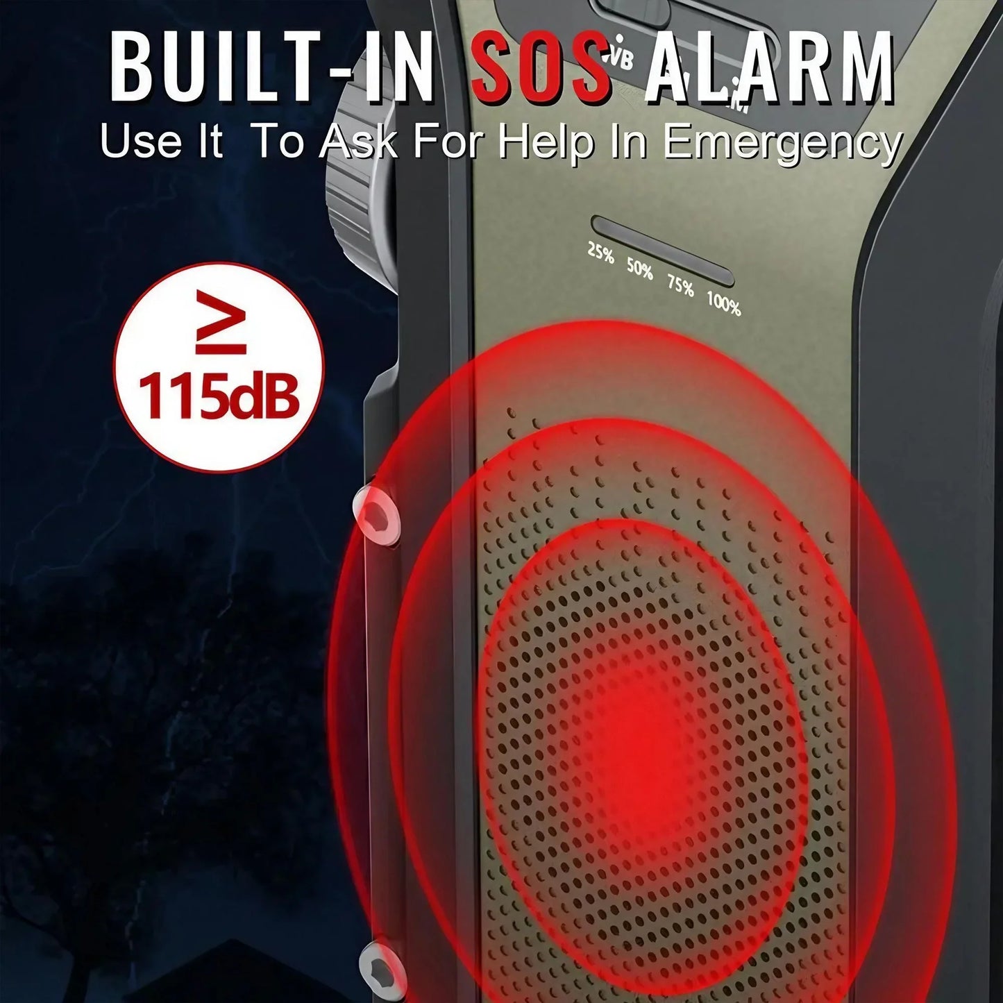Emergency Weather Radio with Power Bank