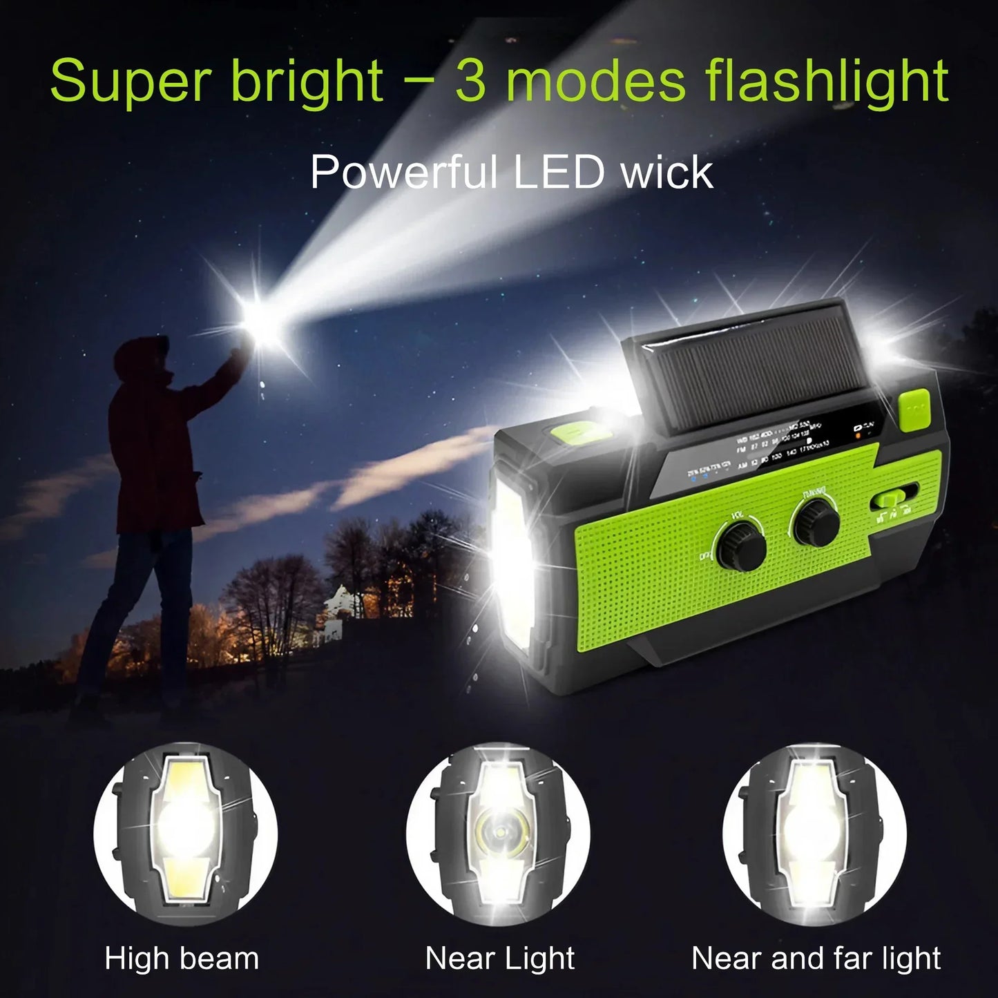 Emergency Weather Radio with Power Bank