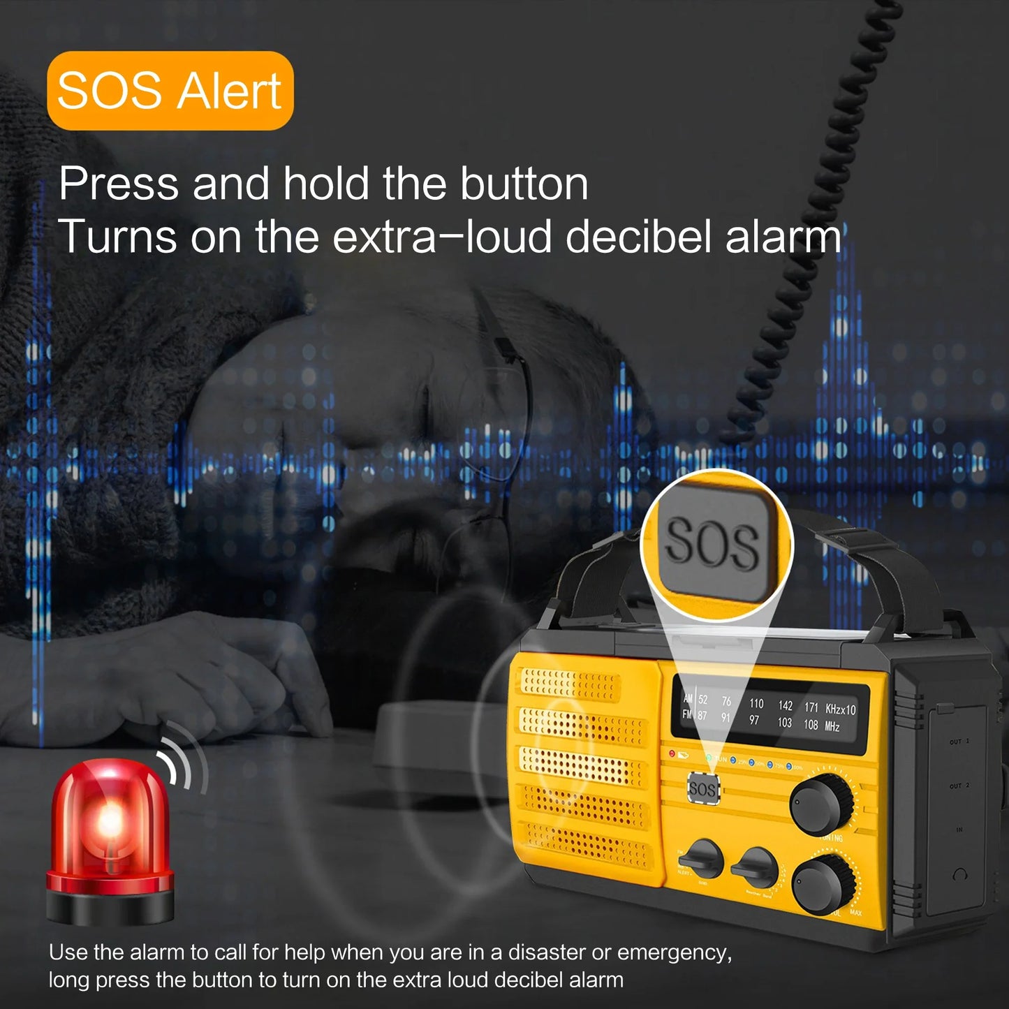 Emergency Weather Radio with Power Bank