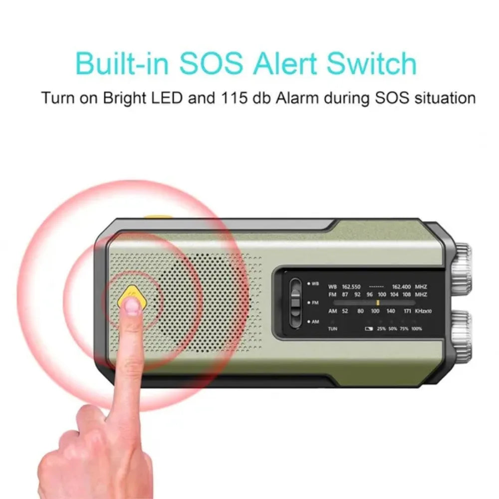 Emergency Weather Radio with Power Bank