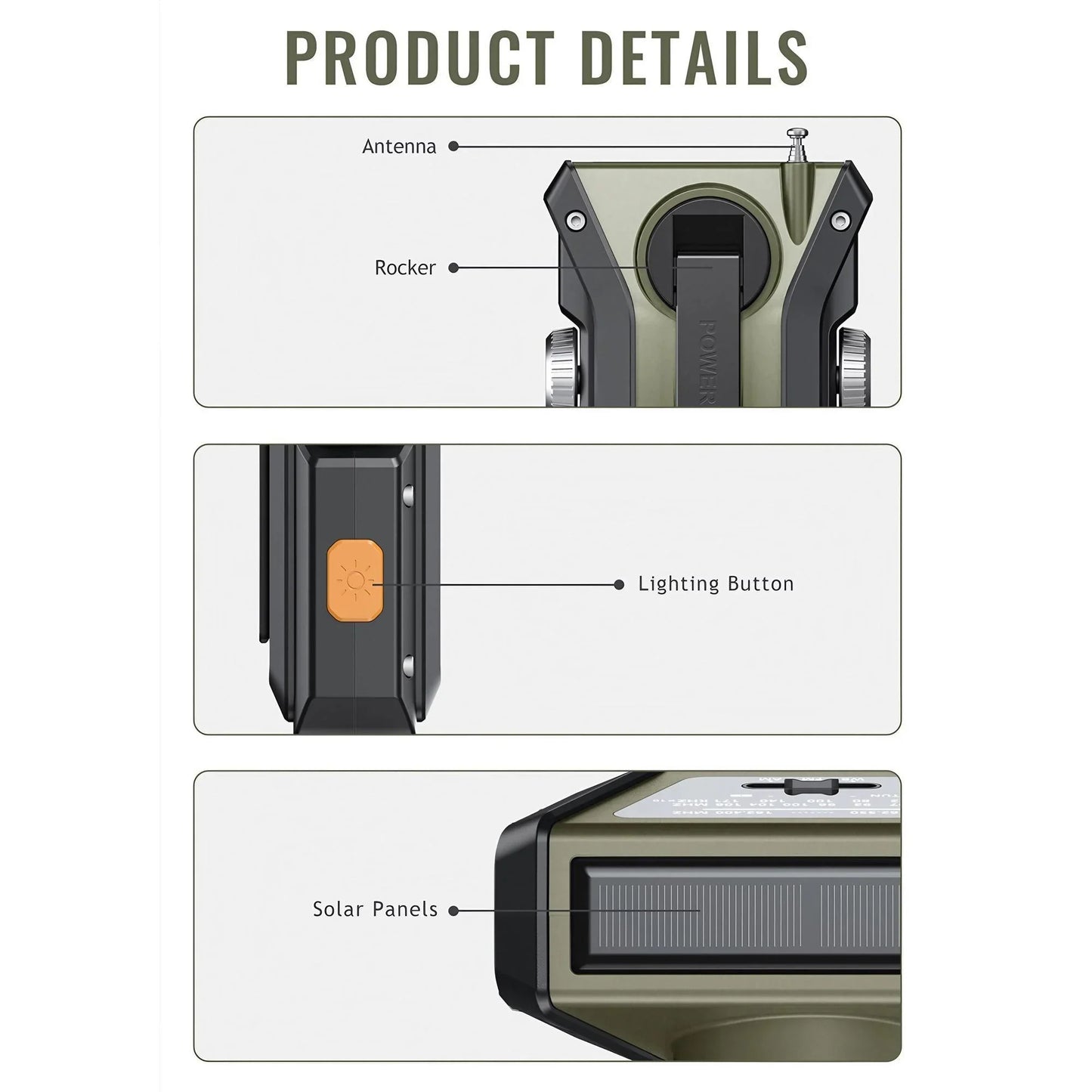 Emergency Weather Radio with Power Bank