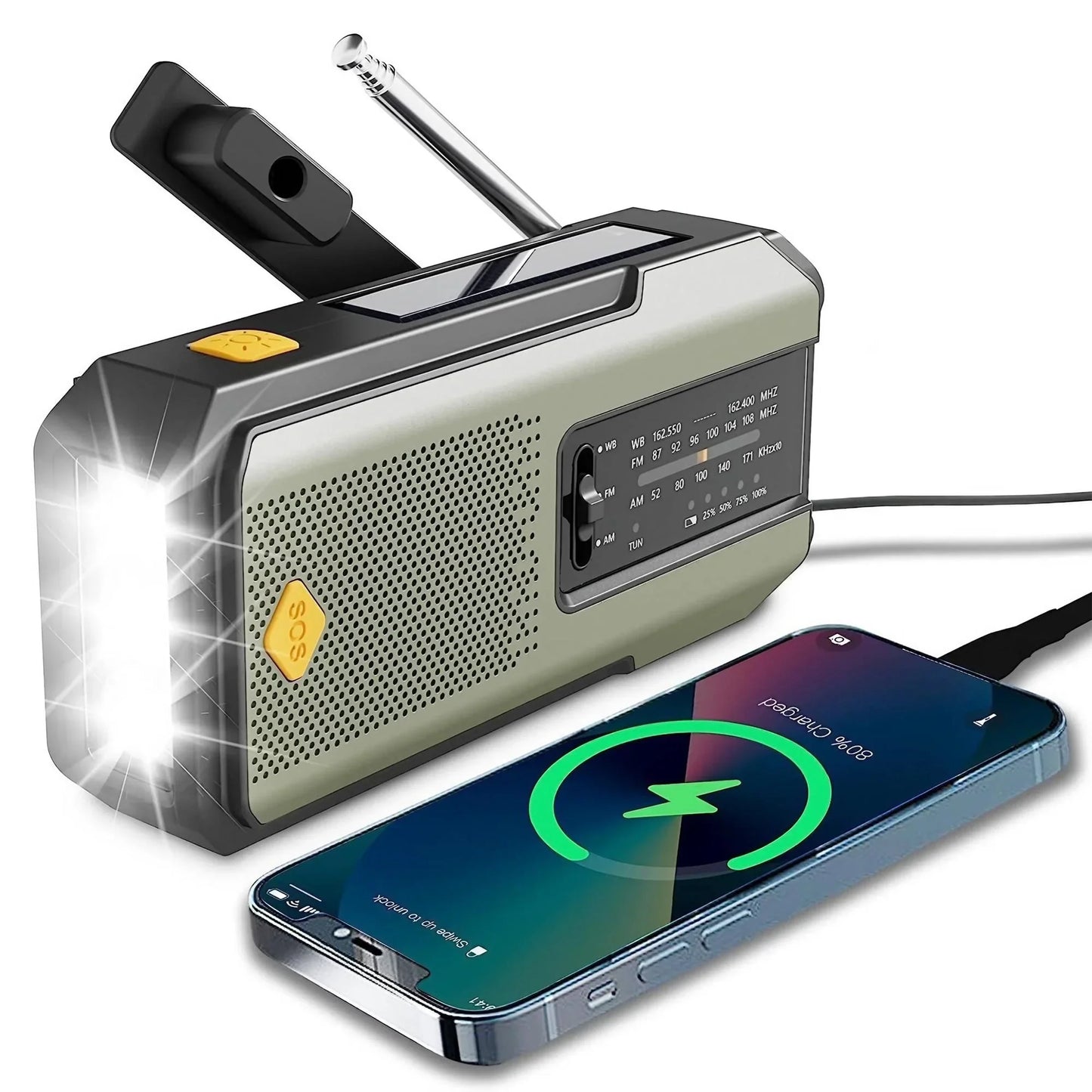 Emergency Weather Radio with Power Bank