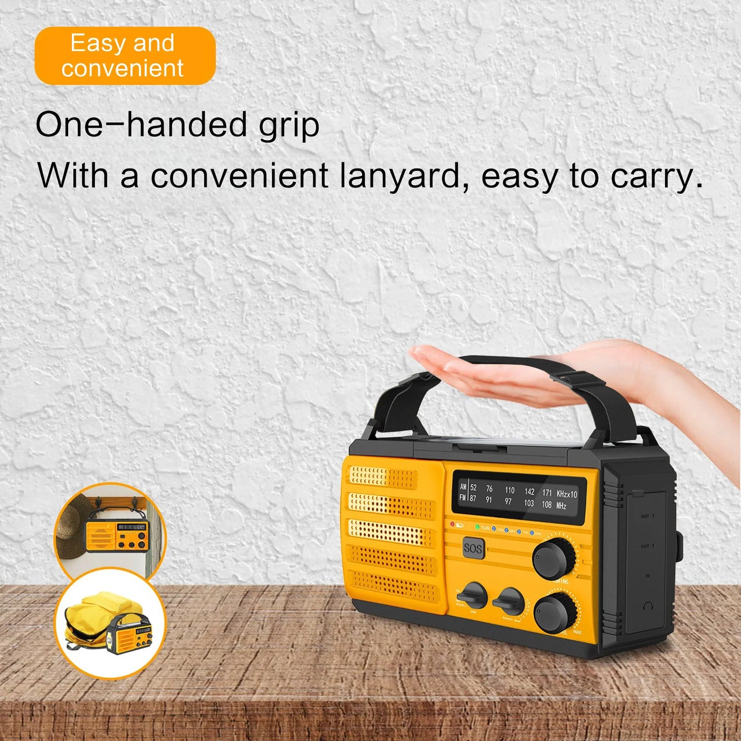 Emergency Weather Radio with Power Bank