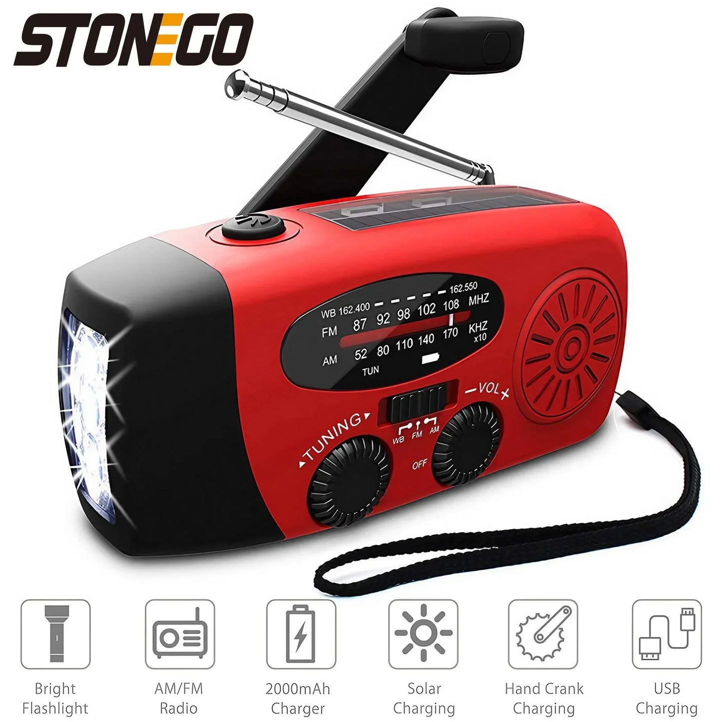 Emergency Weather Radio with Power Bank