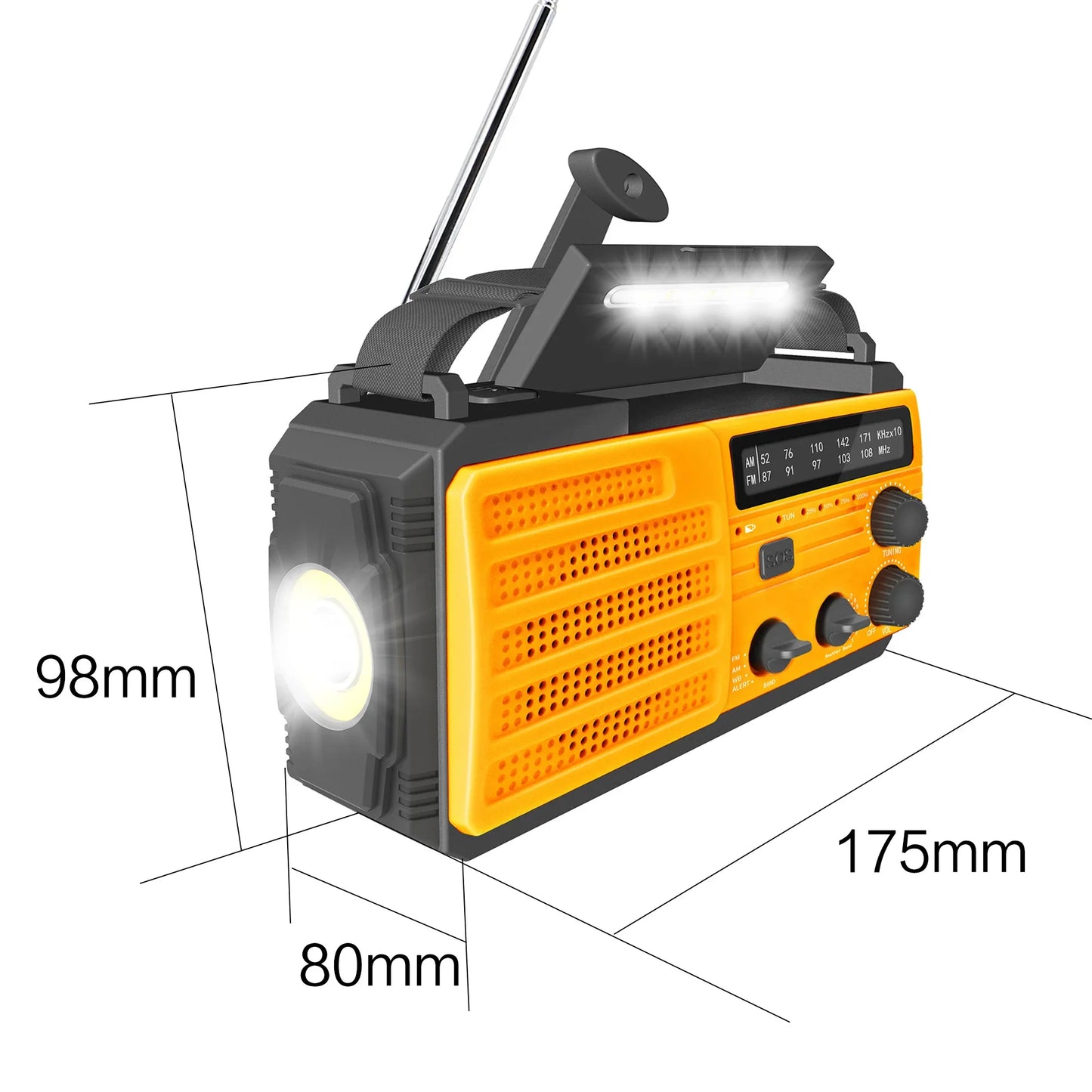 Emergency Weather Radio with Power Bank