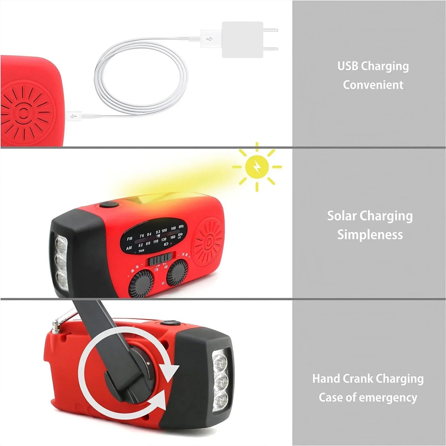 Emergency Weather Radio with Power Bank